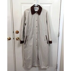 Vintage LL Bean Barn Coat Womens Petite Medium Removable Wool Lined Chore READ
